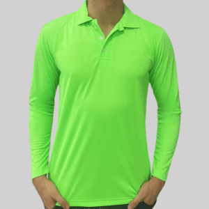 POLO MANGA LARGA DRY FIT VERDE